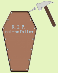 Death of rel=no follow