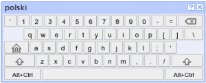 Characters in Google Virtual Keyboard