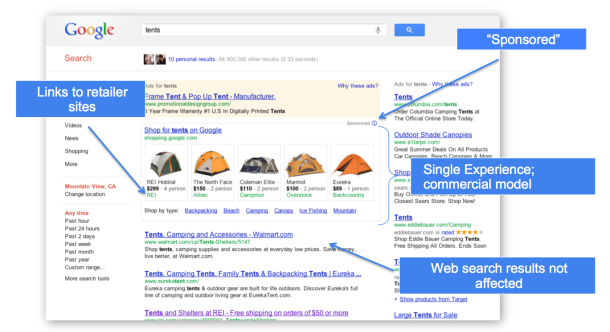 Google Paid-Product Listing in Search Results Page